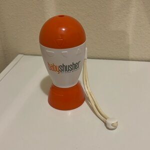 Baby Shusher Portable Baby Soother - Orange/White